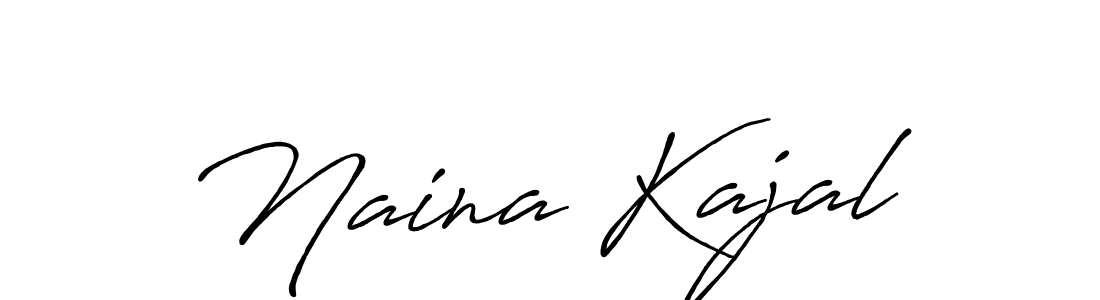 How to Draw Naina Kajal signature style? Antro_Vectra_Bolder is a latest design signature styles for name Naina Kajal. Naina Kajal signature style 7 images and pictures png