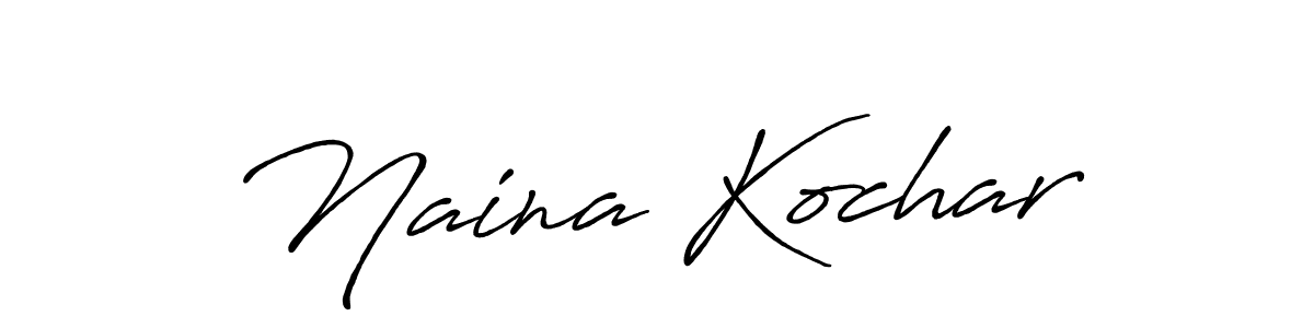 Also we have Naina Kochar name is the best signature style. Create professional handwritten signature collection using Antro_Vectra_Bolder autograph style. Naina Kochar signature style 7 images and pictures png