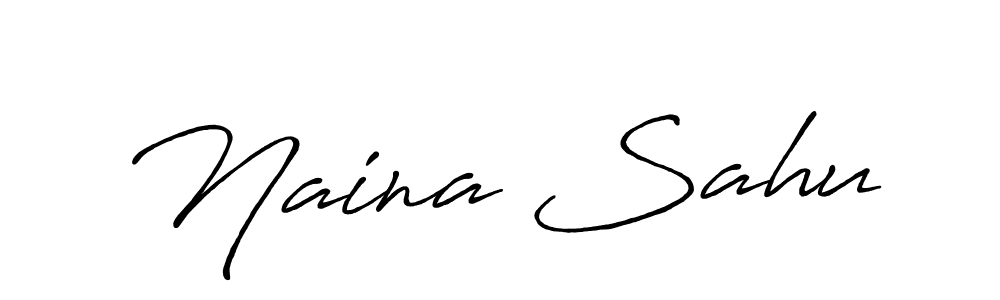 Also You can easily find your signature by using the search form. We will create Naina Sahu name handwritten signature images for you free of cost using Antro_Vectra_Bolder sign style. Naina Sahu signature style 7 images and pictures png