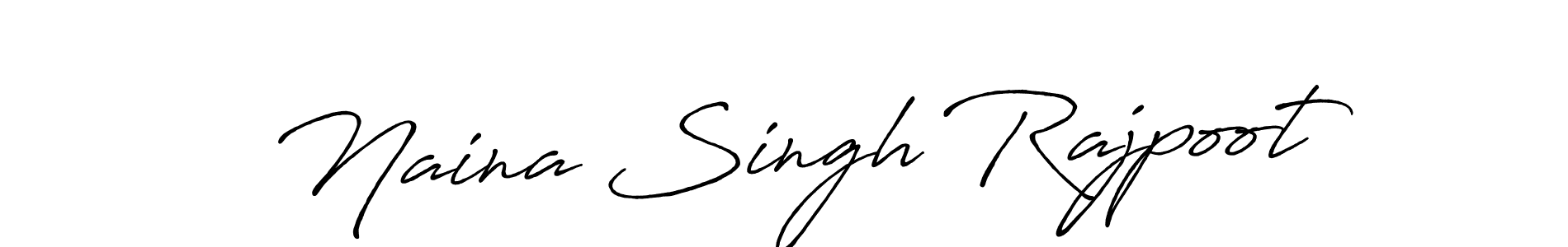 How to make Naina Singh Rajpoot signature? Antro_Vectra_Bolder is a professional autograph style. Create handwritten signature for Naina Singh Rajpoot name. Naina Singh Rajpoot signature style 7 images and pictures png