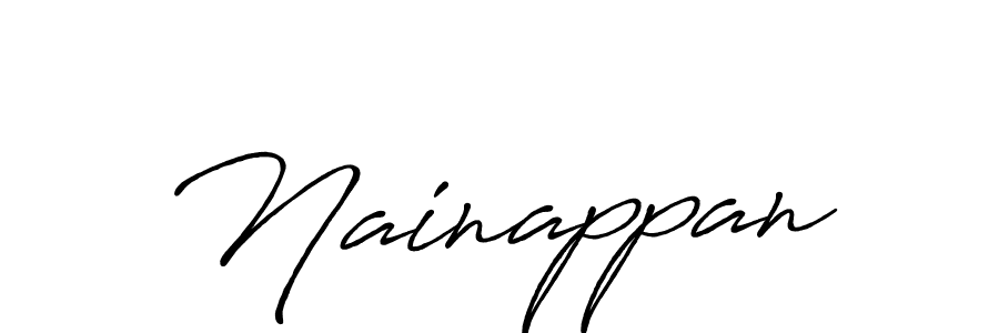 Use a signature maker to create a handwritten signature online. With this signature software, you can design (Antro_Vectra_Bolder) your own signature for name Nainappan. Nainappan signature style 7 images and pictures png