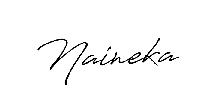 Make a beautiful signature design for name Naineka. Use this online signature maker to create a handwritten signature for free. Naineka signature style 7 images and pictures png