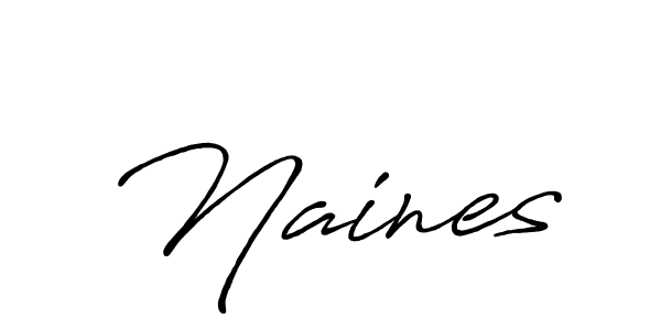 Make a beautiful signature design for name Naines. Use this online signature maker to create a handwritten signature for free. Naines signature style 7 images and pictures png