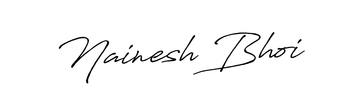 Here are the top 10 professional signature styles for the name Nainesh Bhoi. These are the best autograph styles you can use for your name. Nainesh Bhoi signature style 7 images and pictures png