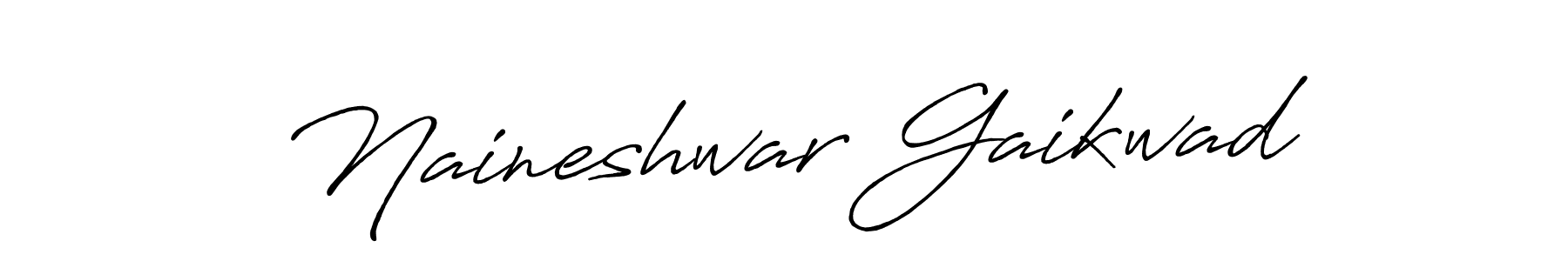 Use a signature maker to create a handwritten signature online. With this signature software, you can design (Antro_Vectra_Bolder) your own signature for name Naineshwar Gaikwad. Naineshwar Gaikwad signature style 7 images and pictures png