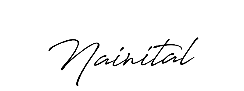 Also You can easily find your signature by using the search form. We will create Nainital name handwritten signature images for you free of cost using Antro_Vectra_Bolder sign style. Nainital signature style 7 images and pictures png