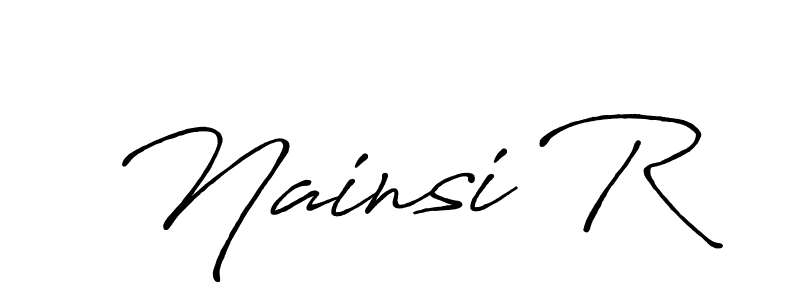 How to Draw Nainsi R signature style? Antro_Vectra_Bolder is a latest design signature styles for name Nainsi R. Nainsi R signature style 7 images and pictures png