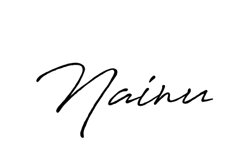 if you are searching for the best signature style for your name Nainu. so please give up your signature search. here we have designed multiple signature styles  using Antro_Vectra_Bolder. Nainu signature style 7 images and pictures png