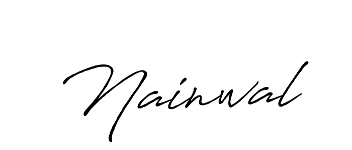 Also we have Nainwal name is the best signature style. Create professional handwritten signature collection using Antro_Vectra_Bolder autograph style. Nainwal signature style 7 images and pictures png