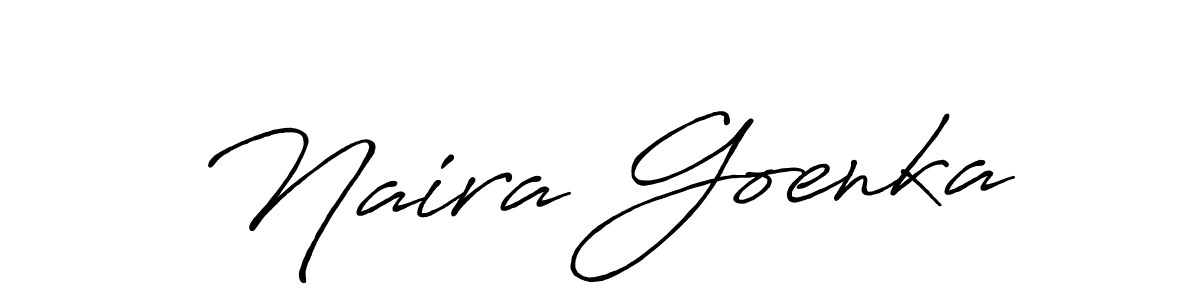You should practise on your own different ways (Antro_Vectra_Bolder) to write your name (Naira Goenka) in signature. don't let someone else do it for you. Naira Goenka signature style 7 images and pictures png
