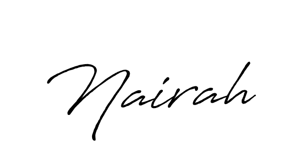 Make a beautiful signature design for name Nairah. Use this online signature maker to create a handwritten signature for free. Nairah signature style 7 images and pictures png