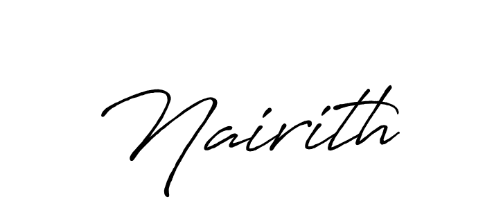 Make a beautiful signature design for name Nairith. Use this online signature maker to create a handwritten signature for free. Nairith signature style 7 images and pictures png