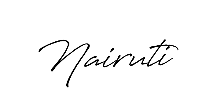 Make a short Nairuti signature style. Manage your documents anywhere anytime using Antro_Vectra_Bolder. Create and add eSignatures, submit forms, share and send files easily. Nairuti signature style 7 images and pictures png