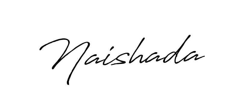 Here are the top 10 professional signature styles for the name Naishada. These are the best autograph styles you can use for your name. Naishada signature style 7 images and pictures png