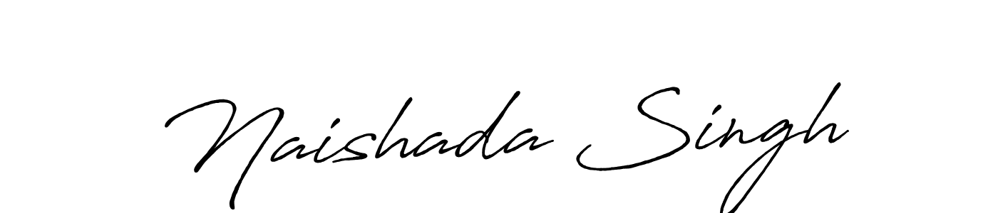 How to make Naishada Singh signature? Antro_Vectra_Bolder is a professional autograph style. Create handwritten signature for Naishada Singh name. Naishada Singh signature style 7 images and pictures png