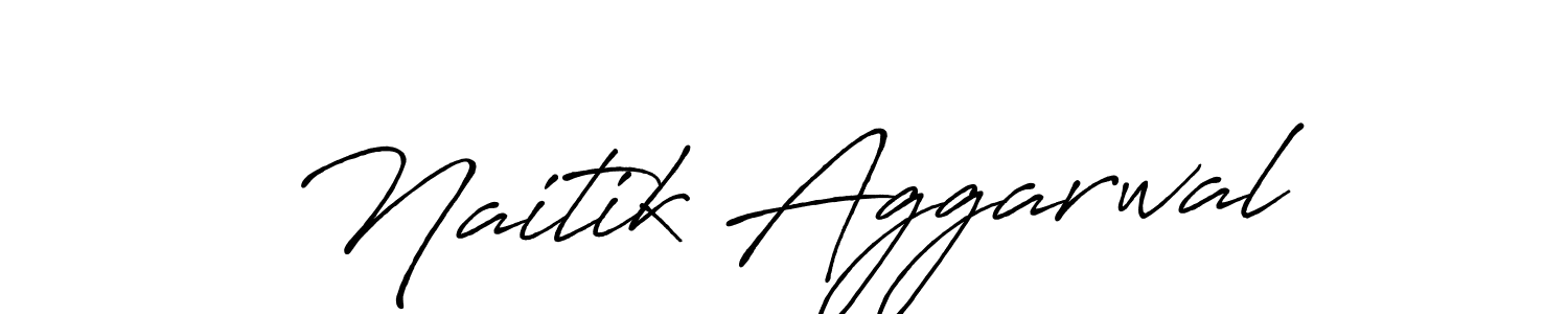 Also we have Naitik Aggarwal name is the best signature style. Create professional handwritten signature collection using Antro_Vectra_Bolder autograph style. Naitik Aggarwal signature style 7 images and pictures png