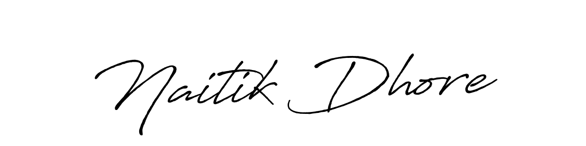 How to Draw Naitik Dhore signature style? Antro_Vectra_Bolder is a latest design signature styles for name Naitik Dhore. Naitik Dhore signature style 7 images and pictures png