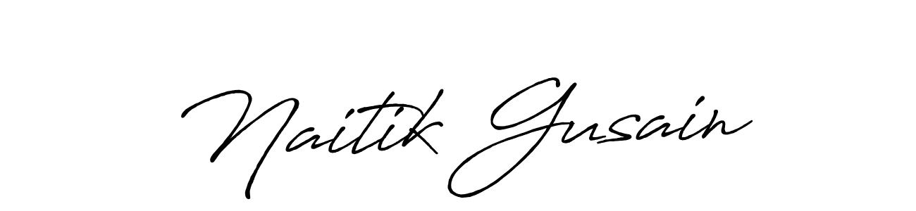 Make a beautiful signature design for name Naitik Gusain. Use this online signature maker to create a handwritten signature for free. Naitik Gusain signature style 7 images and pictures png