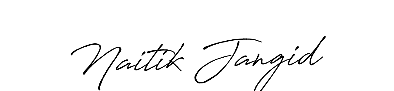 How to Draw Naitik Jangid signature style? Antro_Vectra_Bolder is a latest design signature styles for name Naitik Jangid. Naitik Jangid signature style 7 images and pictures png