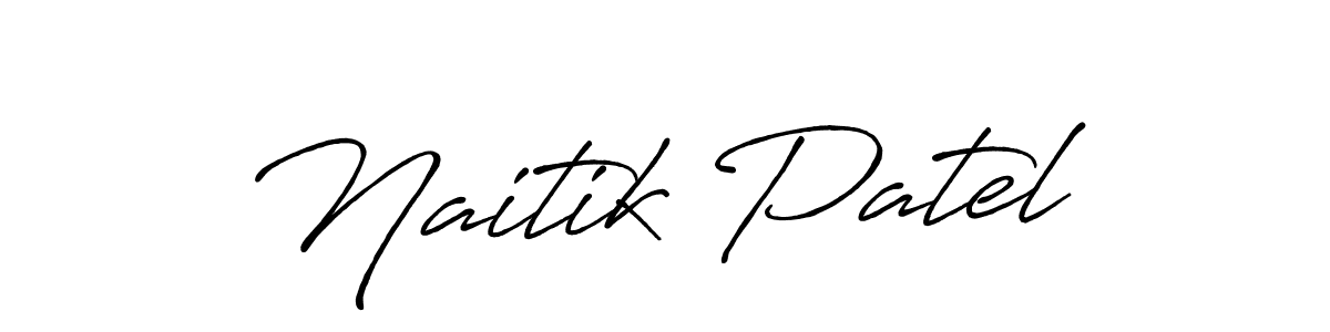 Once you've used our free online signature maker to create your best signature Antro_Vectra_Bolder style, it's time to enjoy all of the benefits that Naitik Patel name signing documents. Naitik Patel signature style 7 images and pictures png