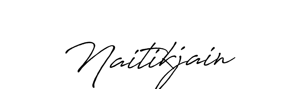 Antro_Vectra_Bolder is a professional signature style that is perfect for those who want to add a touch of class to their signature. It is also a great choice for those who want to make their signature more unique. Get Naitikjain name to fancy signature for free. Naitikjain signature style 7 images and pictures png