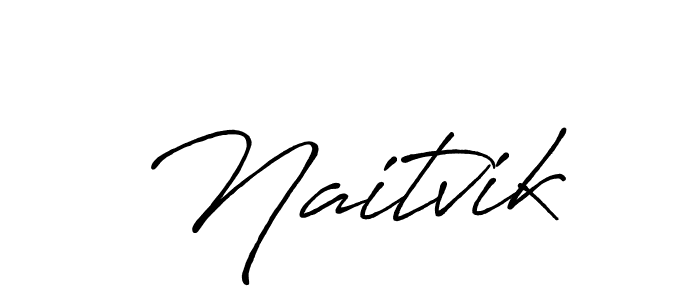 See photos of Naitvik official signature by Spectra . Check more albums & portfolios. Read reviews & check more about Antro_Vectra_Bolder font. Naitvik signature style 7 images and pictures png