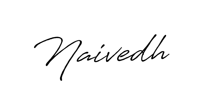 Naivedh stylish signature style. Best Handwritten Sign (Antro_Vectra_Bolder) for my name. Handwritten Signature Collection Ideas for my name Naivedh. Naivedh signature style 7 images and pictures png