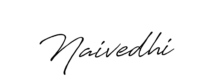 Naivedhi stylish signature style. Best Handwritten Sign (Antro_Vectra_Bolder) for my name. Handwritten Signature Collection Ideas for my name Naivedhi. Naivedhi signature style 7 images and pictures png