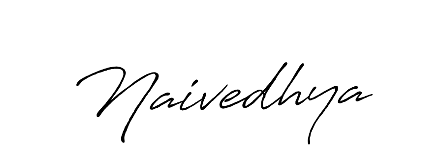 Use a signature maker to create a handwritten signature online. With this signature software, you can design (Antro_Vectra_Bolder) your own signature for name Naivedhya. Naivedhya signature style 7 images and pictures png