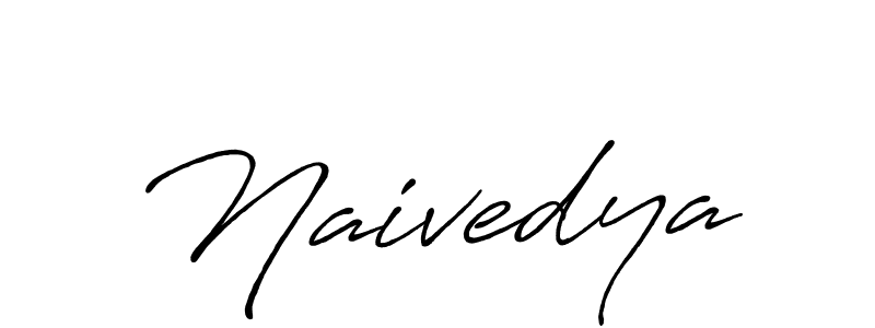 You should practise on your own different ways (Antro_Vectra_Bolder) to write your name (Naivedya) in signature. don't let someone else do it for you. Naivedya signature style 7 images and pictures png