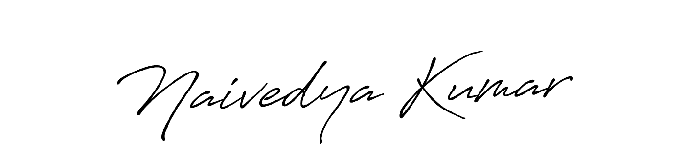 You should practise on your own different ways (Antro_Vectra_Bolder) to write your name (Naivedya Kumar) in signature. don't let someone else do it for you. Naivedya Kumar signature style 7 images and pictures png
