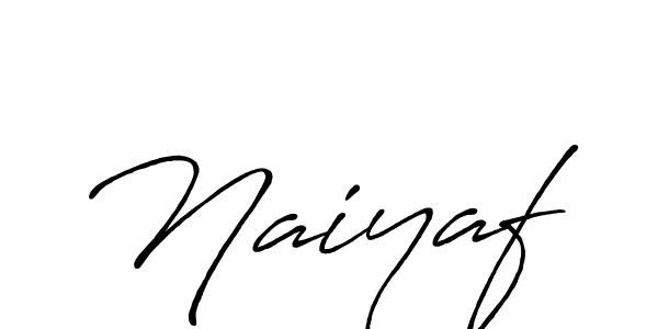 Make a beautiful signature design for name Naiyaf. Use this online signature maker to create a handwritten signature for free. Naiyaf signature style 7 images and pictures png