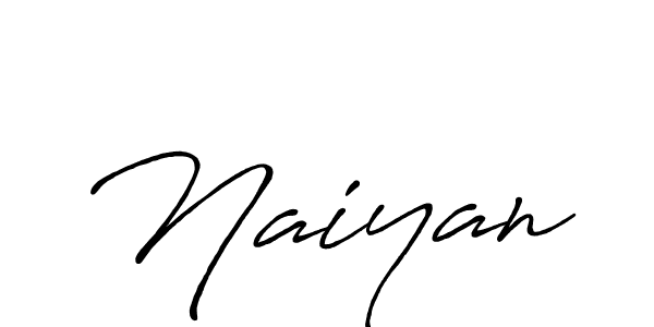 Naiyan stylish signature style. Best Handwritten Sign (Antro_Vectra_Bolder) for my name. Handwritten Signature Collection Ideas for my name Naiyan. Naiyan signature style 7 images and pictures png