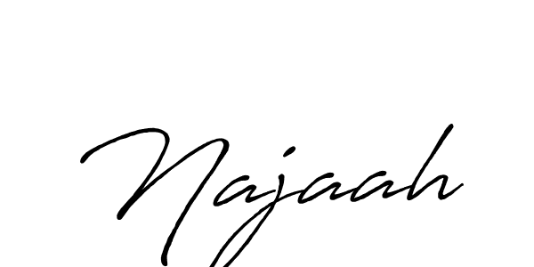 Also we have Najaah name is the best signature style. Create professional handwritten signature collection using Antro_Vectra_Bolder autograph style. Najaah signature style 7 images and pictures png