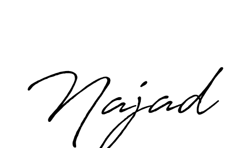 if you are searching for the best signature style for your name Najad. so please give up your signature search. here we have designed multiple signature styles  using Antro_Vectra_Bolder. Najad signature style 7 images and pictures png