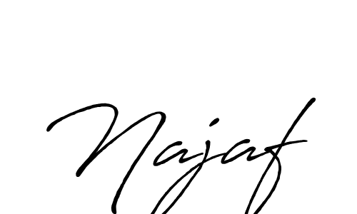 Best and Professional Signature Style for Najaf. Antro_Vectra_Bolder Best Signature Style Collection. Najaf signature style 7 images and pictures png