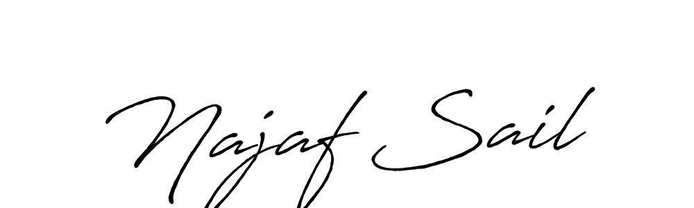 Similarly Antro_Vectra_Bolder is the best handwritten signature design. Signature creator online .You can use it as an online autograph creator for name Najaf Sail. Najaf Sail signature style 7 images and pictures png