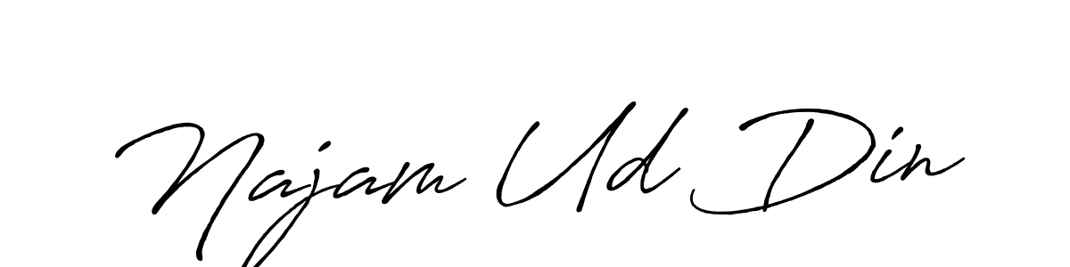 Also You can easily find your signature by using the search form. We will create Najam Ud Din name handwritten signature images for you free of cost using Antro_Vectra_Bolder sign style. Najam Ud Din signature style 7 images and pictures png