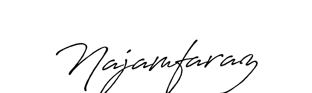 The best way (Antro_Vectra_Bolder) to make a short signature is to pick only two or three words in your name. The name Najamfaraz include a total of six letters. For converting this name. Najamfaraz signature style 7 images and pictures png