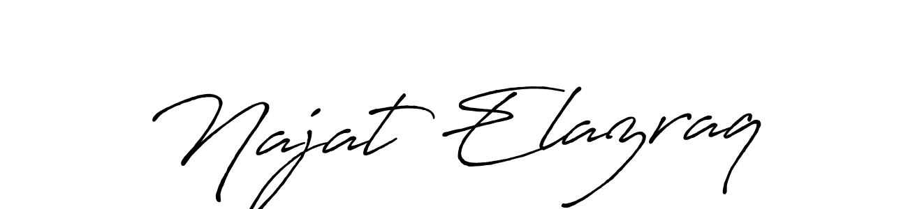 Here are the top 10 professional signature styles for the name Najat Elazraq. These are the best autograph styles you can use for your name. Najat Elazraq signature style 7 images and pictures png