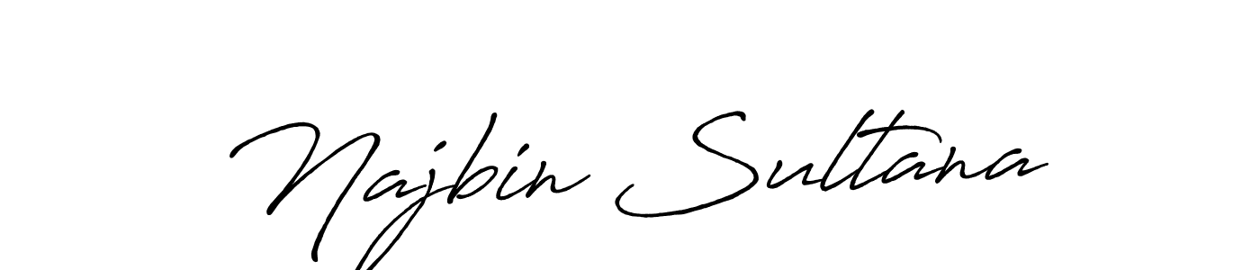 It looks lik you need a new signature style for name Najbin Sultana. Design unique handwritten (Antro_Vectra_Bolder) signature with our free signature maker in just a few clicks. Najbin Sultana signature style 7 images and pictures png