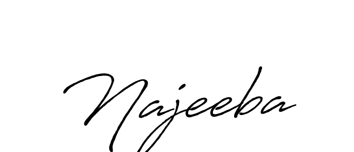 Once you've used our free online signature maker to create your best signature Antro_Vectra_Bolder style, it's time to enjoy all of the benefits that Najeeba name signing documents. Najeeba signature style 7 images and pictures png