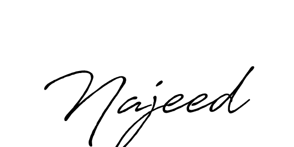 Antro_Vectra_Bolder is a professional signature style that is perfect for those who want to add a touch of class to their signature. It is also a great choice for those who want to make their signature more unique. Get Najeed name to fancy signature for free. Najeed signature style 7 images and pictures png