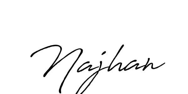 Also You can easily find your signature by using the search form. We will create Najhan name handwritten signature images for you free of cost using Antro_Vectra_Bolder sign style. Najhan signature style 7 images and pictures png