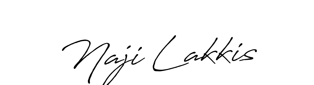 Antro_Vectra_Bolder is a professional signature style that is perfect for those who want to add a touch of class to their signature. It is also a great choice for those who want to make their signature more unique. Get Naji Lakkis name to fancy signature for free. Naji Lakkis signature style 7 images and pictures png