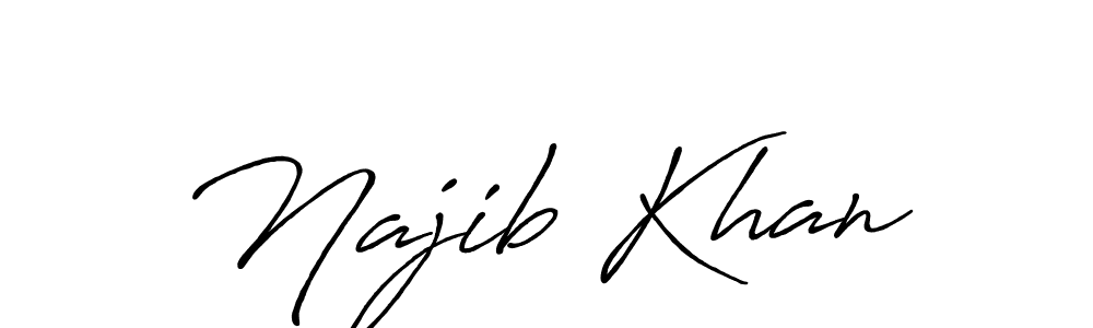 Similarly Antro_Vectra_Bolder is the best handwritten signature design. Signature creator online .You can use it as an online autograph creator for name Najib Khan. Najib Khan signature style 7 images and pictures png