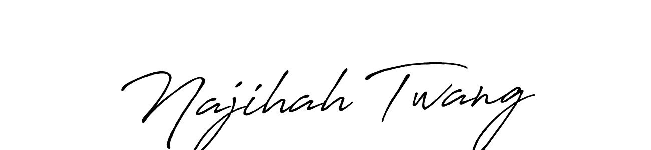 This is the best signature style for the Najihah Twang name. Also you like these signature font (Antro_Vectra_Bolder). Mix name signature. Najihah Twang signature style 7 images and pictures png