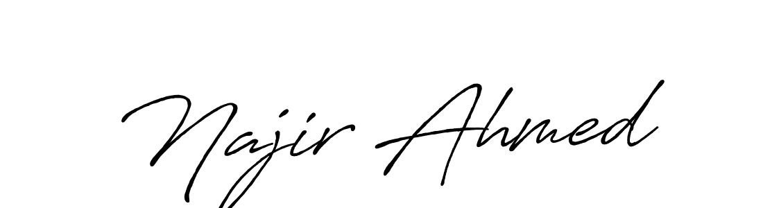 Once you've used our free online signature maker to create your best signature Antro_Vectra_Bolder style, it's time to enjoy all of the benefits that Najir Ahmed name signing documents. Najir Ahmed signature style 7 images and pictures png