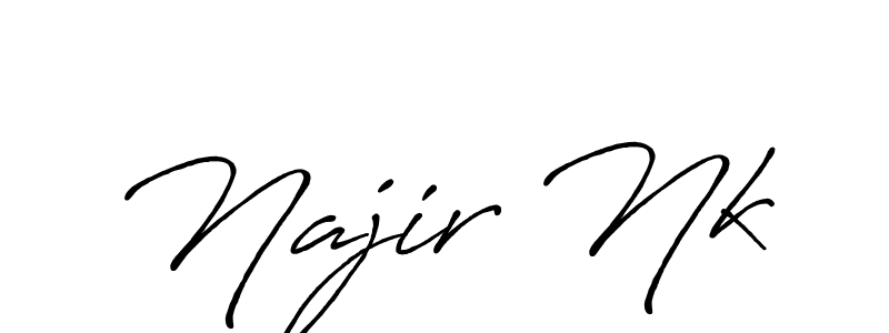 Once you've used our free online signature maker to create your best signature Antro_Vectra_Bolder style, it's time to enjoy all of the benefits that Najir Nk name signing documents. Najir Nk signature style 7 images and pictures png