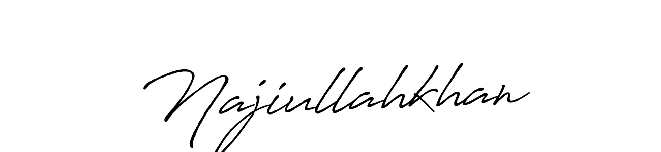 Najiullahkhan stylish signature style. Best Handwritten Sign (Antro_Vectra_Bolder) for my name. Handwritten Signature Collection Ideas for my name Najiullahkhan. Najiullahkhan signature style 7 images and pictures png